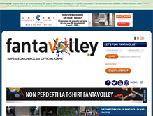 Tablet Screenshot of fantavolley.it